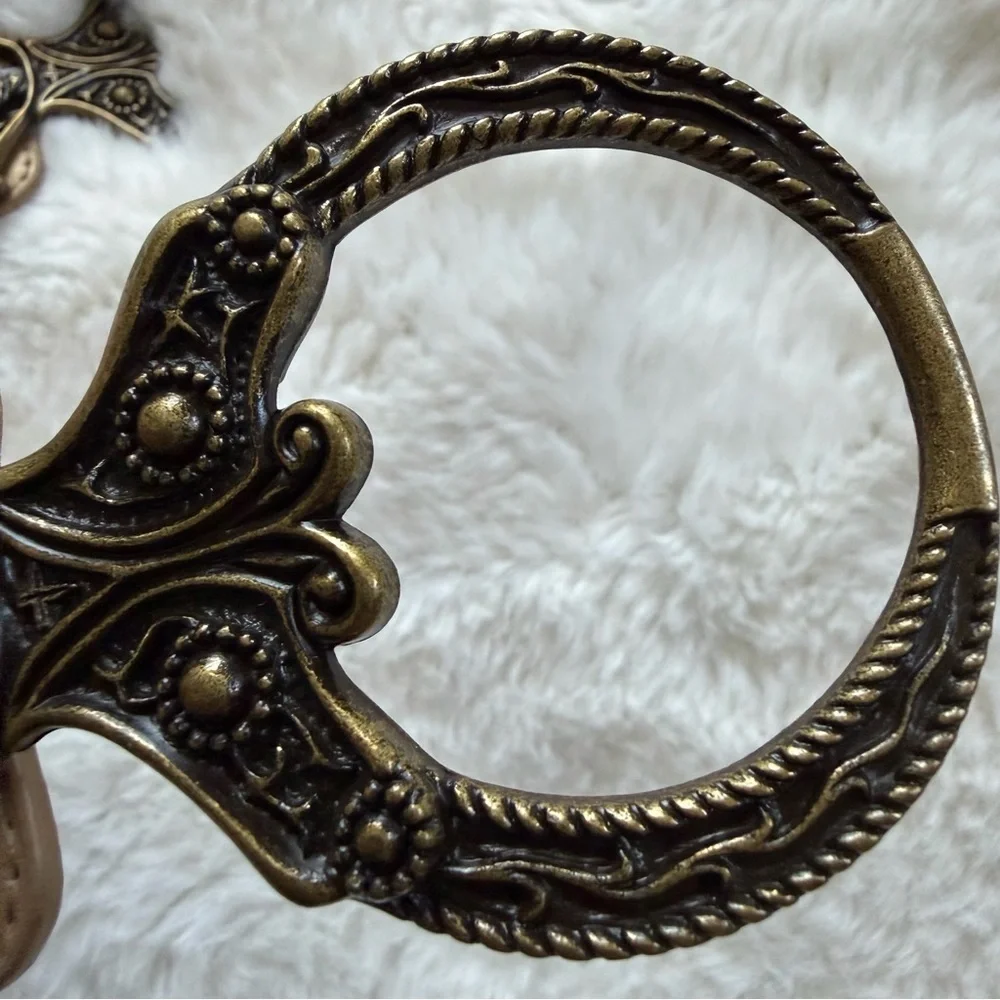 Vintage Style Wide Elastic Belt Bronze Ornate Buckle 34–56” Waist Boho